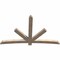 Ekena Millwork Alberta Smooth Timber Gable Bracket, Douglas Fir, 96"W x 60"H x 3 1/2"D x 5 1/2"F, 15/12 Pitch GBW096X60X0406ALB00SDF - alternate 5